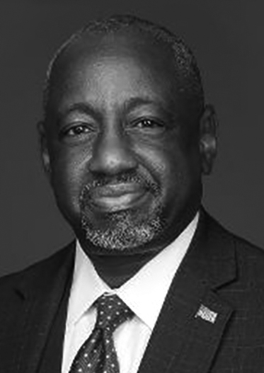 Dr. Mark A. Brown photo - grayscale